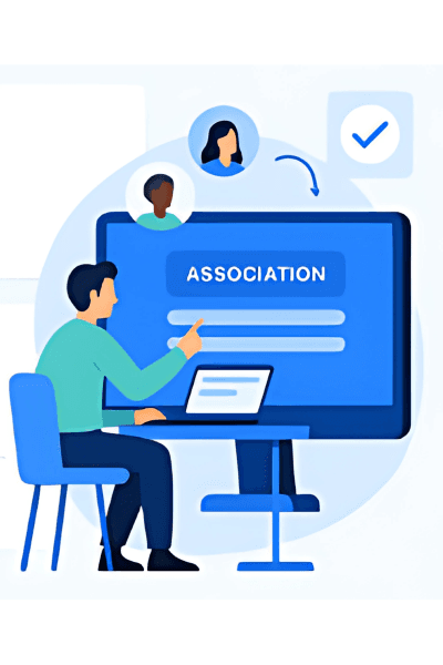 A person using a laptop